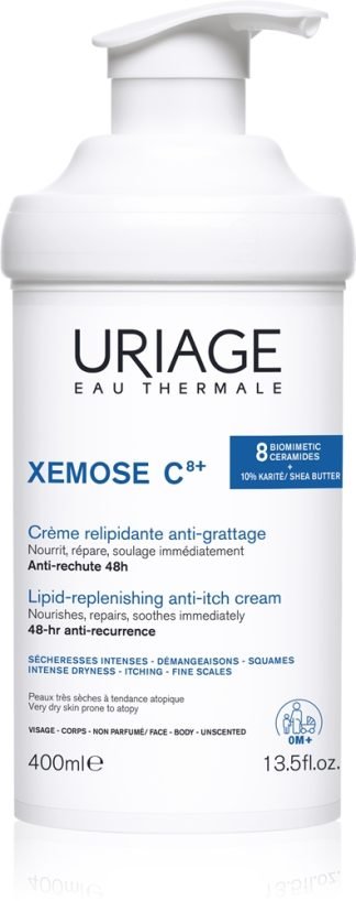 Uriage Xemose C8+ Lipid-Replenishing Anti-Irritation Cream 400 ml