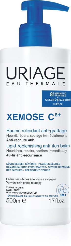 Uriage Xemose C8+ Lipid-Replenishing Anti-Itch Balm 500 ml